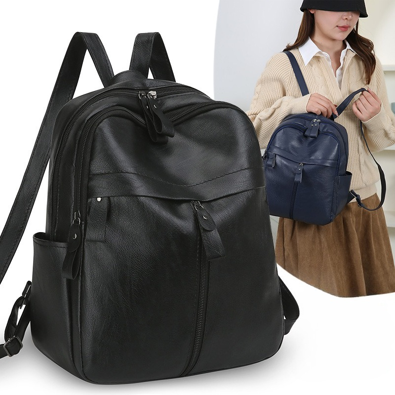 Leather Work Rucksack - Sac à dos en cuir souple
