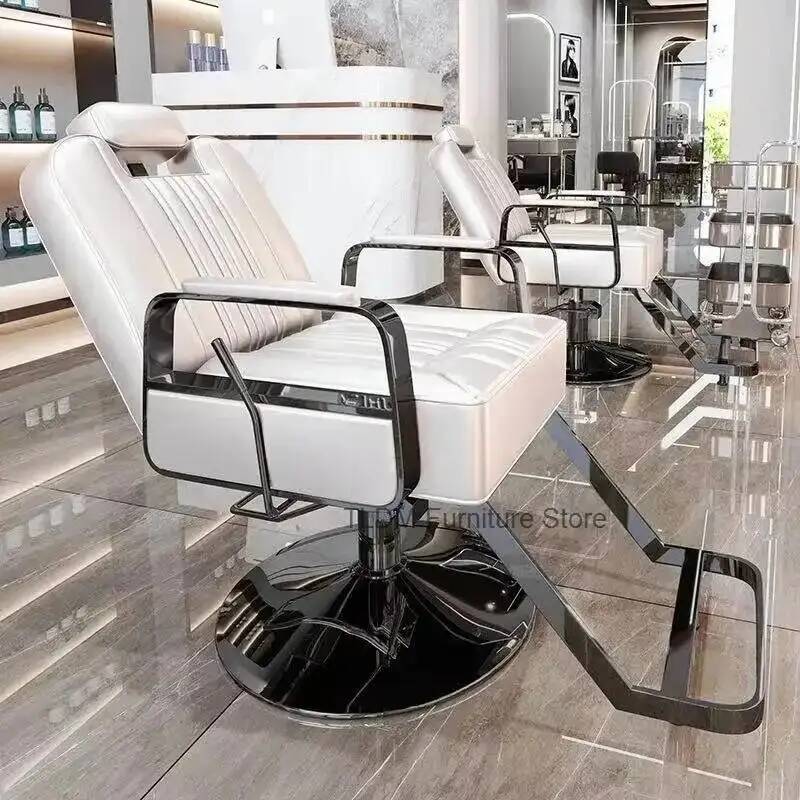 Leatherwork Tattoo - Chaise de Barbier Professionnelle pour Salon