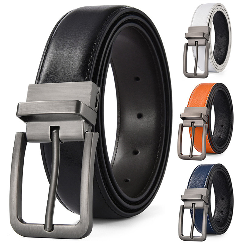 Leather Work Jeans - Ceintures en cuir pu pour hommes,
