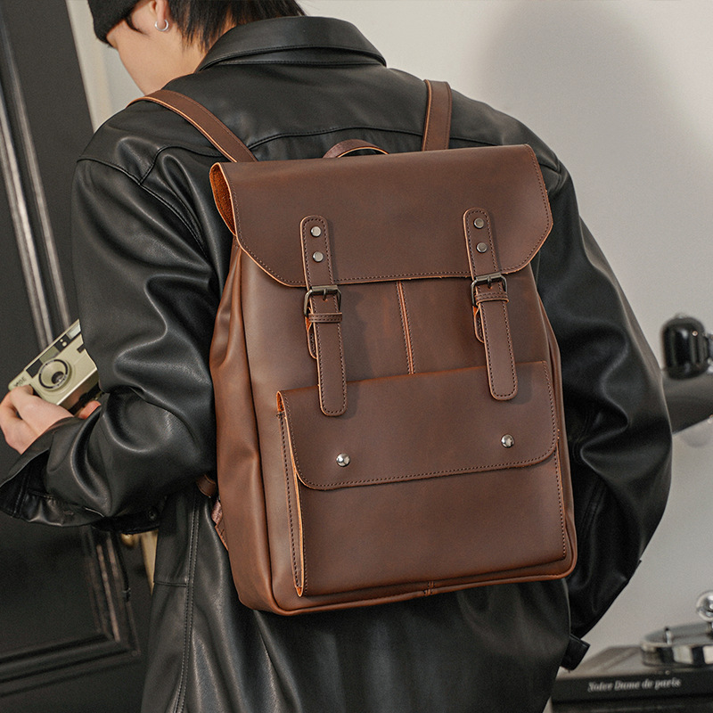 GOYN Vintage hommes en cuir sa - Leather Work Rucksack avis et prix