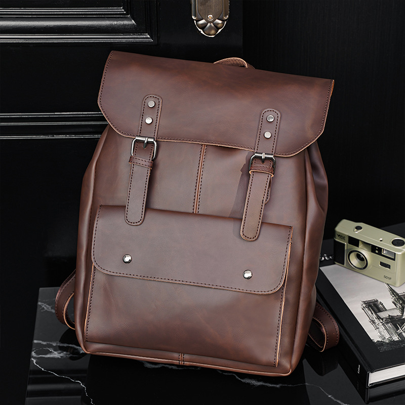 GOYN Vintage hommes en cuir sa - Leather Work Rucksack avis et prix