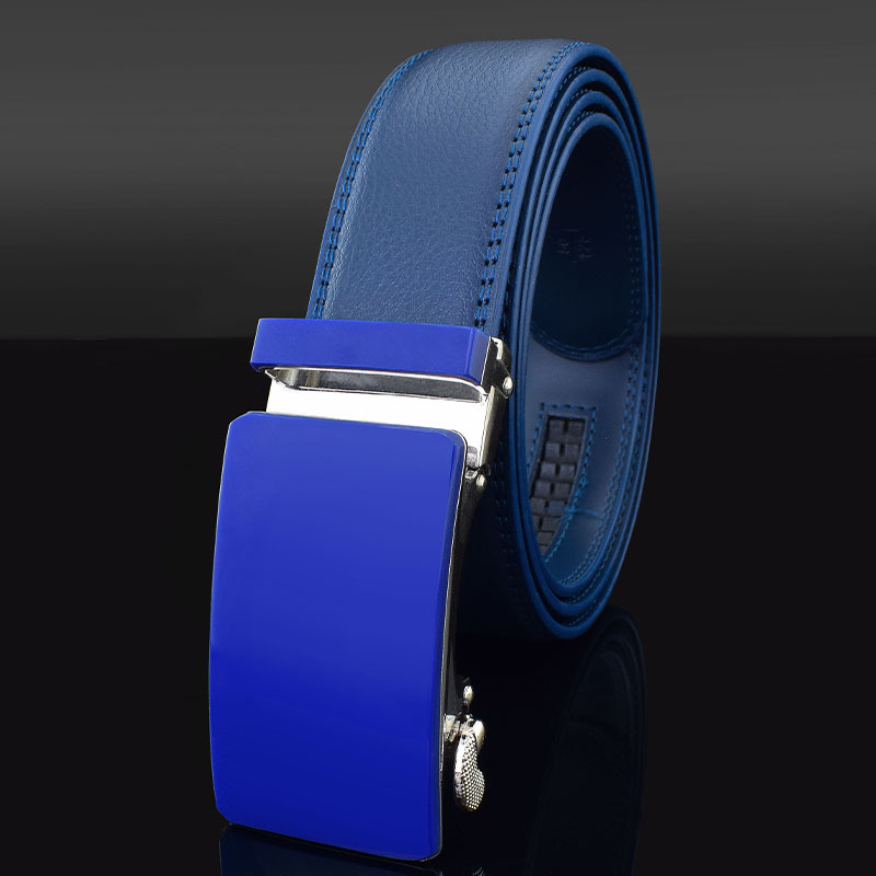 Ceinture blanche à boucle auto - Leather Work Jeans avis et prix