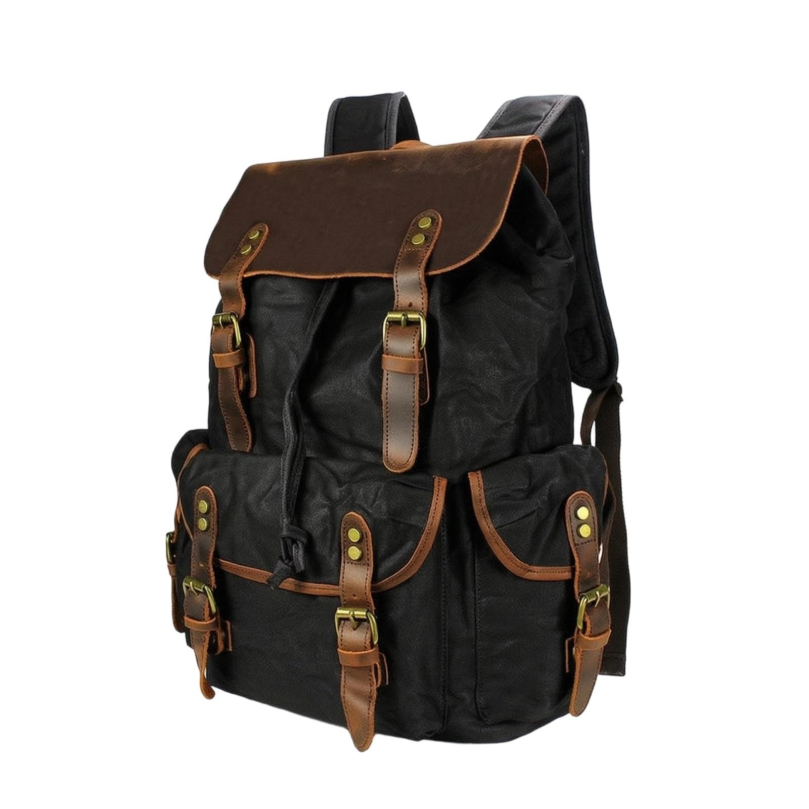 Sac de voyage en toile, sac à  - Leather Work Rucksack avis et prix
