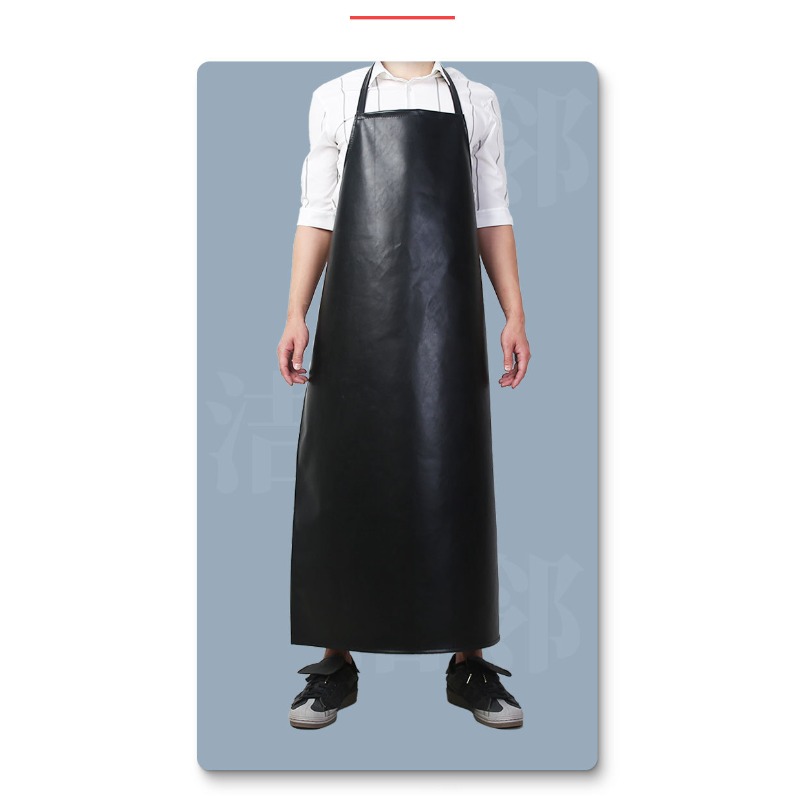Tablier en cuir souple noir po - Leatherwork Apron avis et prix