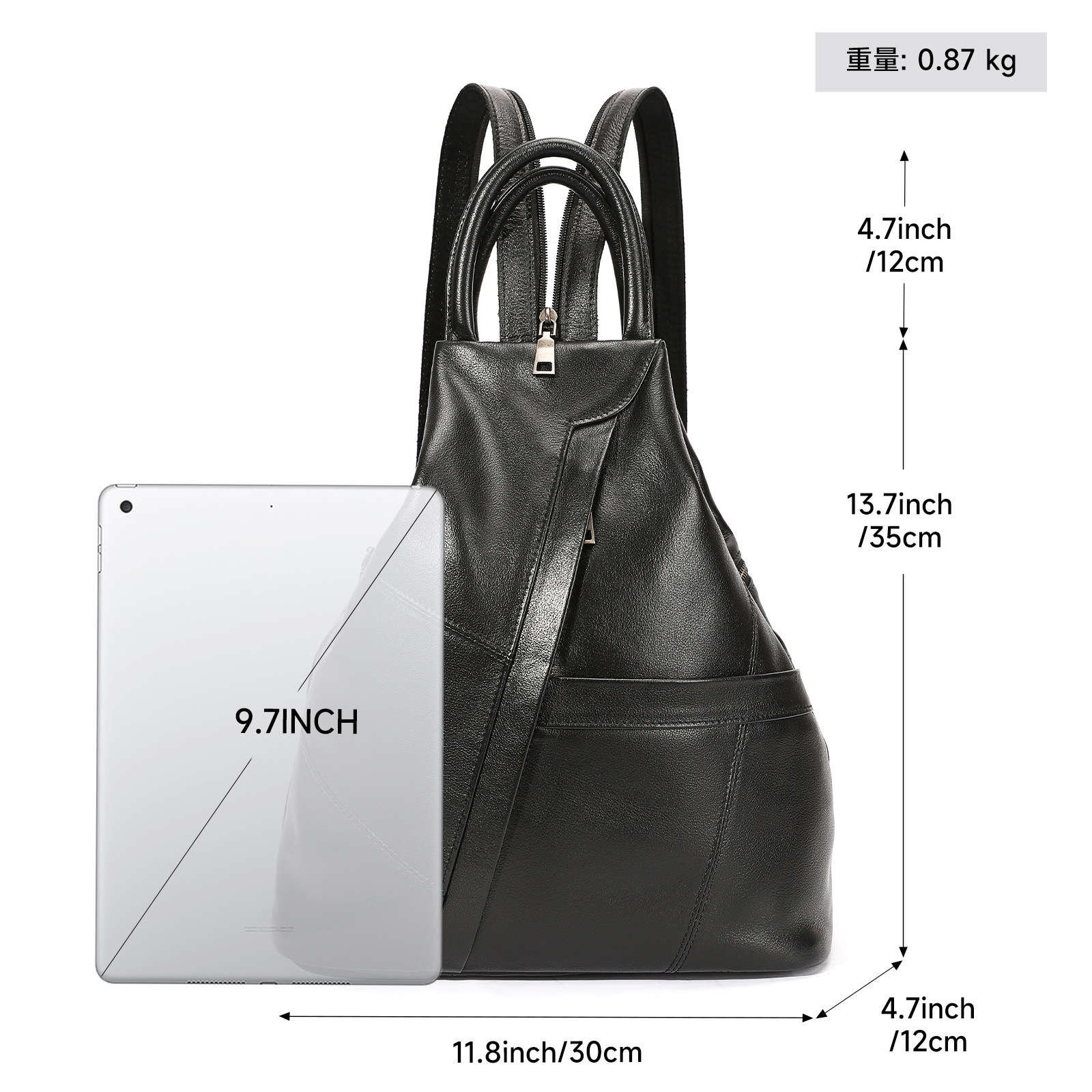 Sac à dos en cuir pleine fleur - Leather Work Rucksack avis et prix