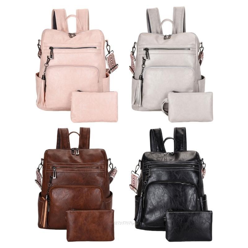 X5xa Élégant grand à féminin P - Leather Work Rucksack avis et prix