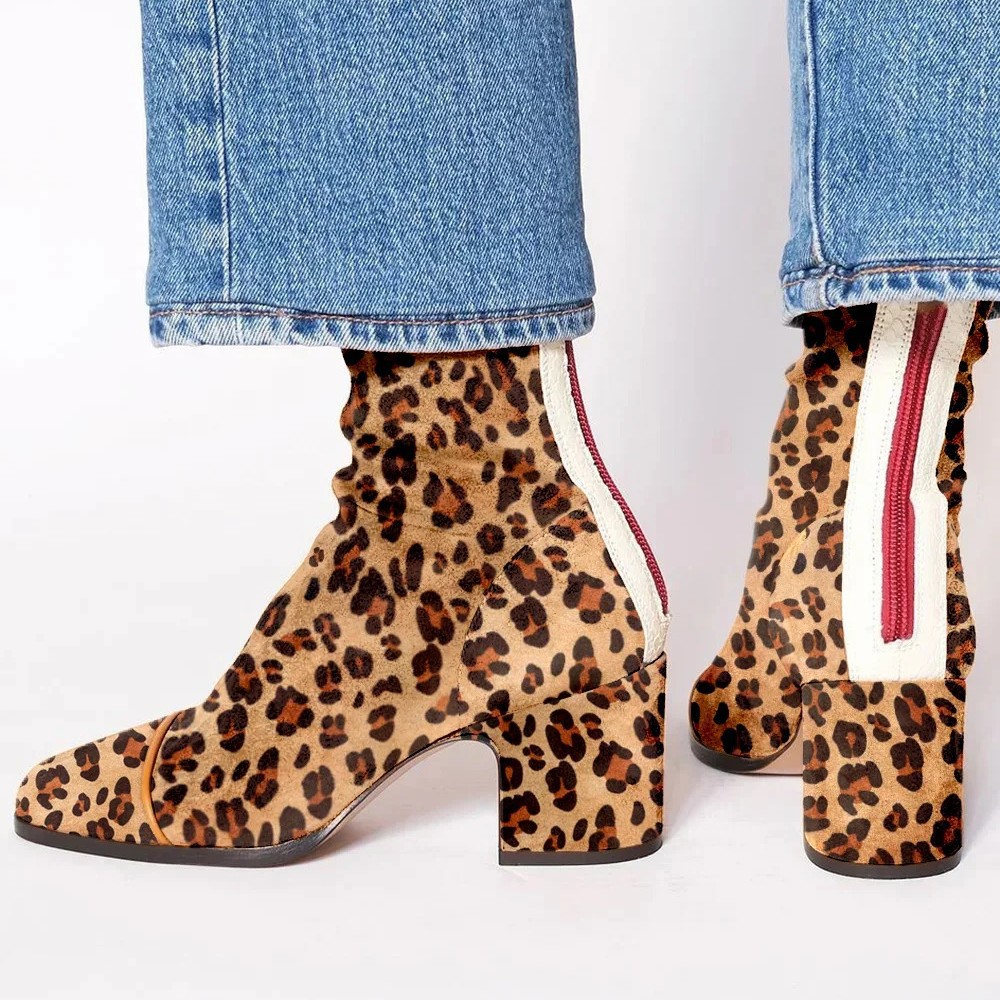 Bottes en cuir suédé pour femm - Leather Work Women Shoes avis et prix