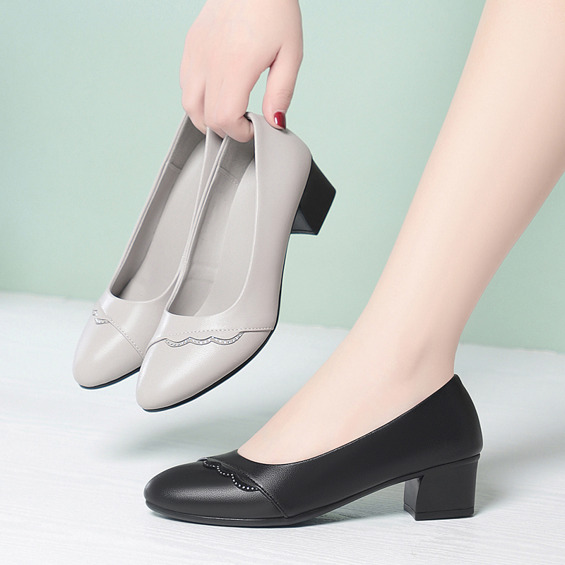 AIYUQI Escarpins en cuir vérit - Leather Work Women Shoes avis et prix