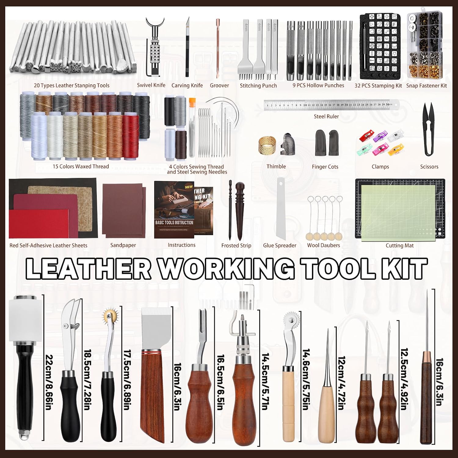 Kit de travail du cuir, outils - Leatherwork Craft avis et prix