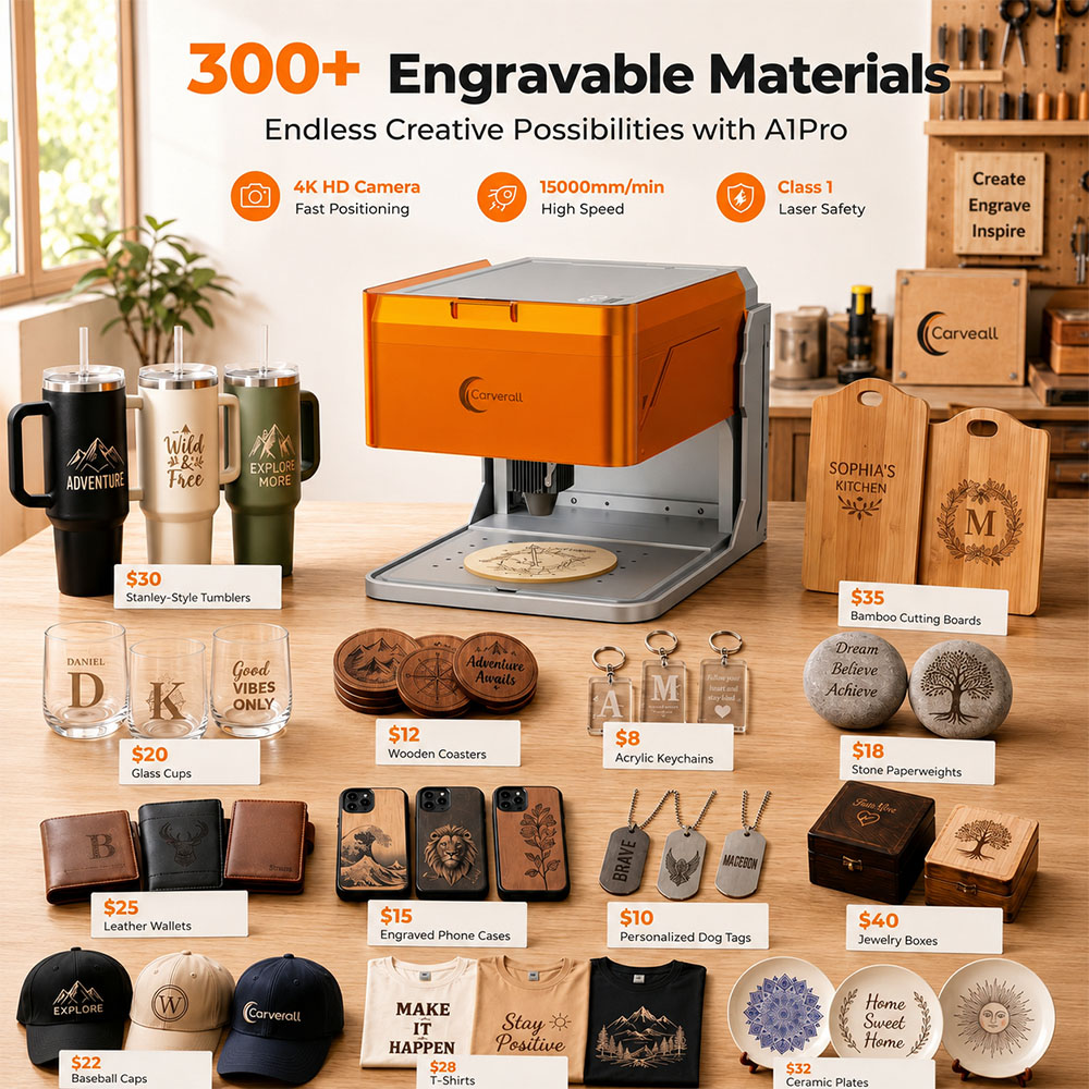 Graveur laser Carverall A1PRO  - Leatherworking Equipment avis et prix