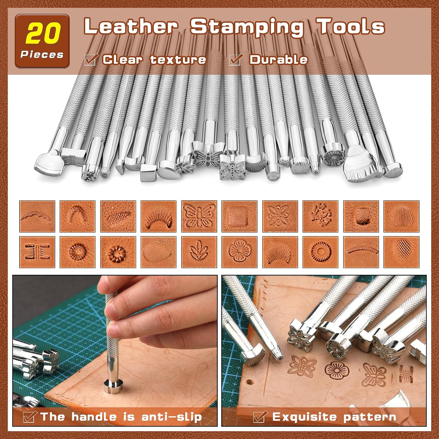Kit d'outils de travail du cui - Leatherwork Essentials avis et prix