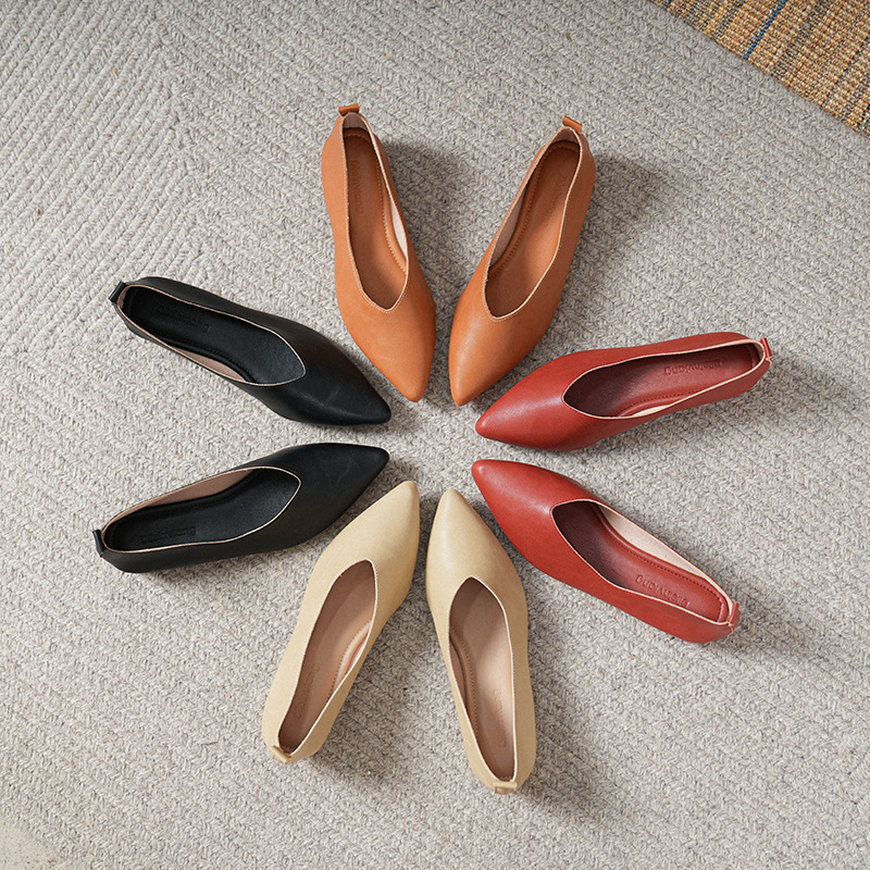 Chaussures de travail en cuir  - Leather Work Women Shoes avis et prix